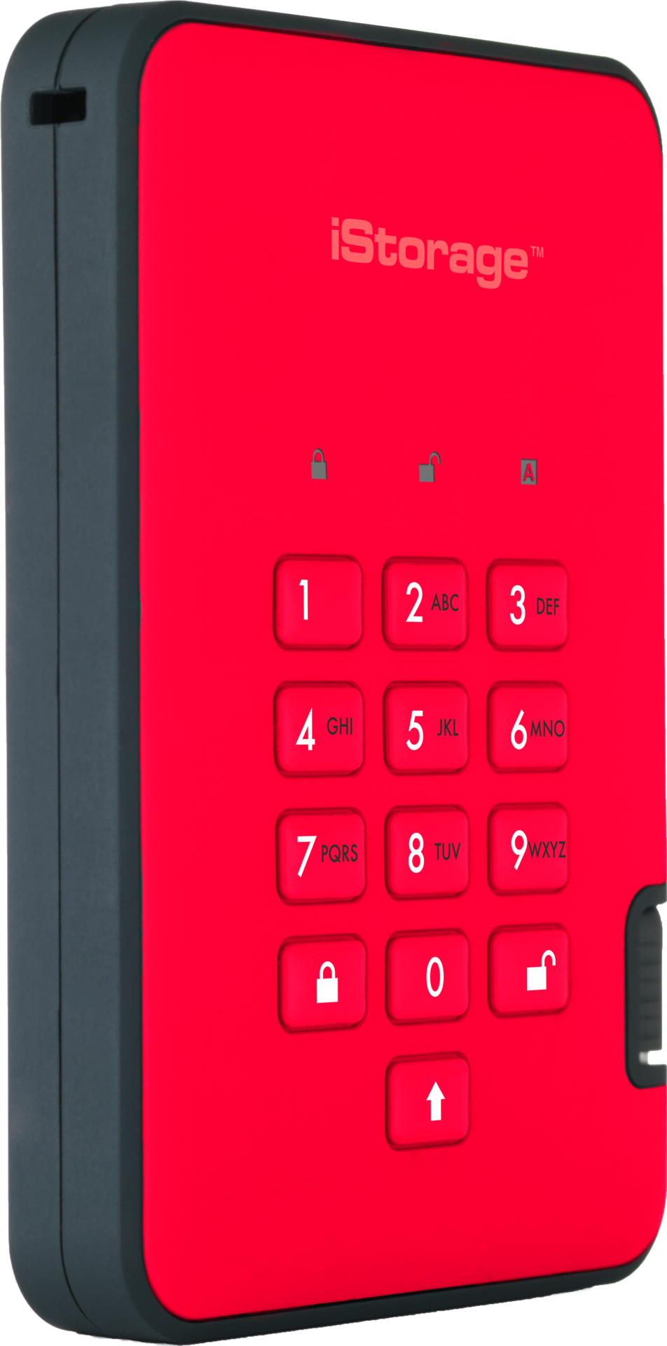 Купить iStorage diskAshur² - SSD - verschlüsselt - 2 TB - extern (tragbar) - USB 3.1 - FIPS 197, 256-bit AES-XTS - Fiery Red - TAA-konform (IS-DA2-256-SSD-2000-R) в магазине wardena.ru