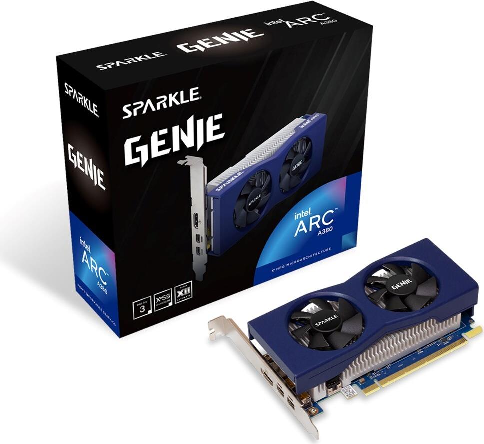 Купить SPARKLE VGA SPARKLE Intel ARC A380 6GB GENIE (SA380G-6G) в магазине wardena.ru