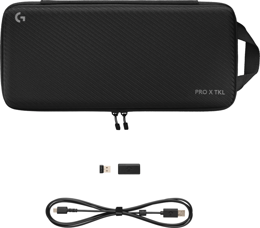 Купить Logitech G PRO X TKL - Tastatur - Hintergrundbeleuchtung - Bluetooth, 2.4 GHz - AZERTY - Französisch - Tastenschalter: Tactile - Schwarz (920-012131) в магазине wardena.ru