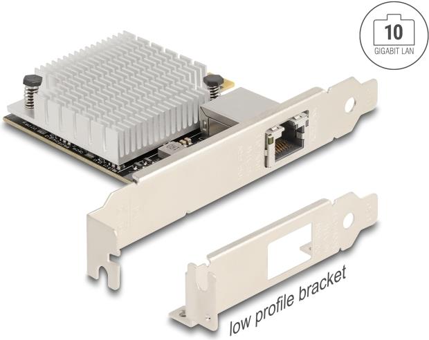 Купить Delock PCI Express x4 Netzwerk Karte 10 Gigabit LAN 1 x RJ45 AQC107S (90758) в магазине wardena.ru