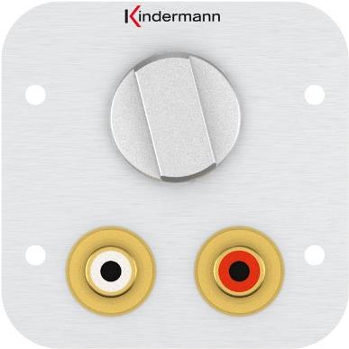 Купить Kindermann 7441000518 2 x RCA Aluminium Steckdose (7441000518) в магазине wardena.ru
