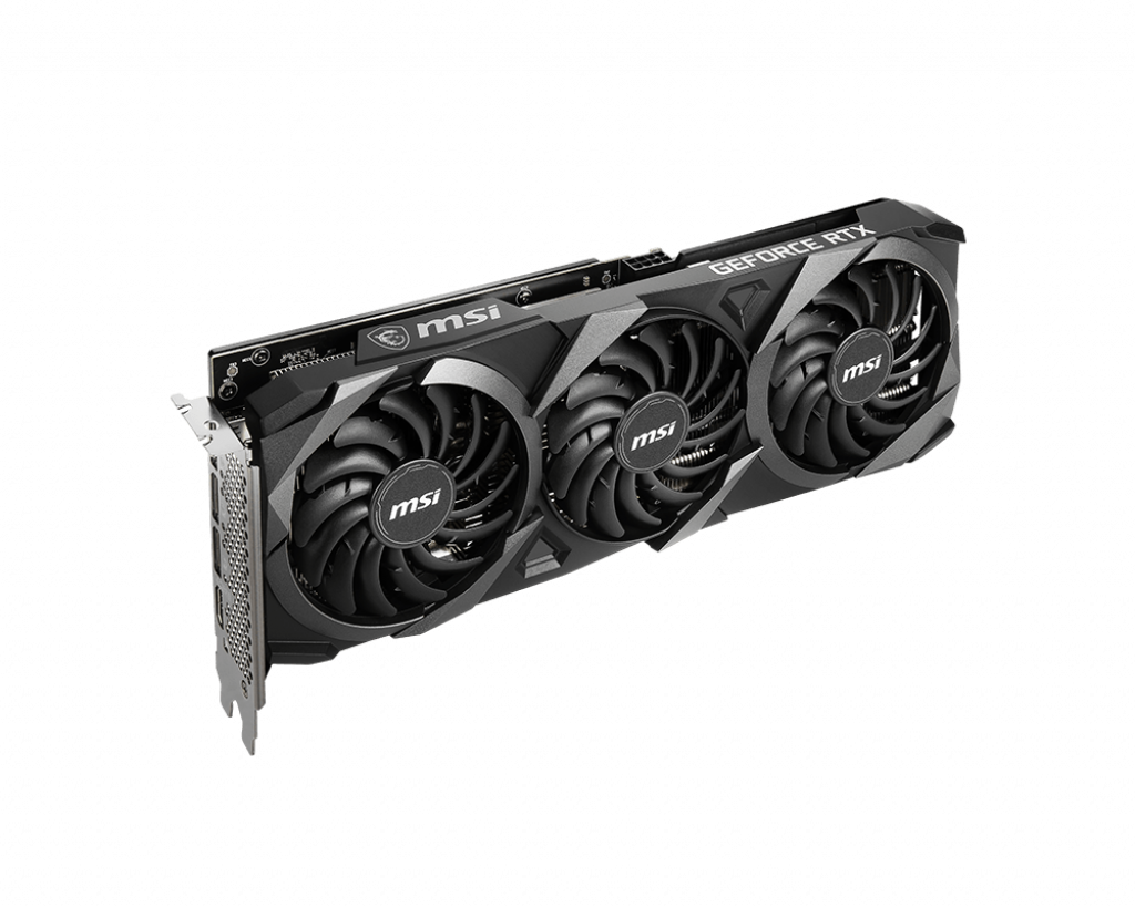 Купить MSI GeForce RTX 3060 TI VENTUS 3X 8G OC LHR - Grafikkarten - GF RTX 3060 Ti - 8 GB GDDR6 - PCIe 4.0 - HDMI, 3 x DisplayPort (V397-239R) в магазине wardena.ru