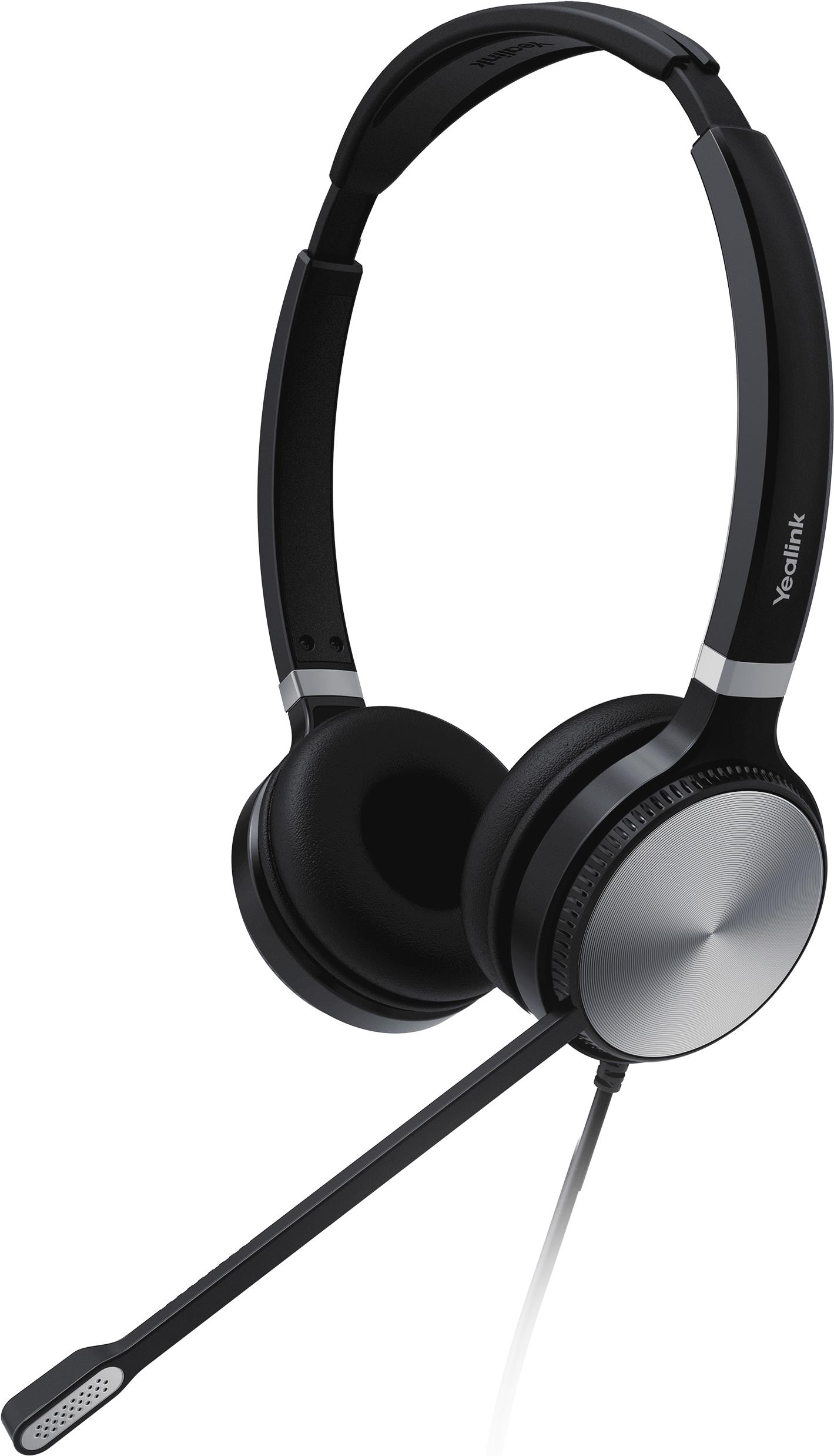 Купить Yealink UH36 Dual - Teams Edition - Headset - On-Ear - kabelgebunden - USB - Schwarz und Silber (UH36 DUAL TEAMS) в магазине wardena.ru