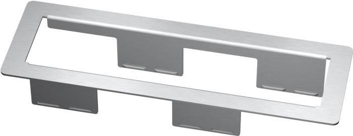 Купить Kindermann 4-fold - Rahmen für Anschlüsse - Tisch montierbar, oberflächenbündig montierbar - eloxiertes Aluminium (7449000020) в магазине wardena.ru