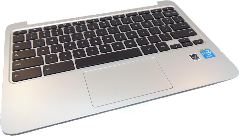 Купить HP - Ersatztastatur Notebook - GB - Schwarz, strukturiert - mit obere Abdeckung - für Chromebook 11 G3, 11 G4 (788639-031) в магазине wardena.ru