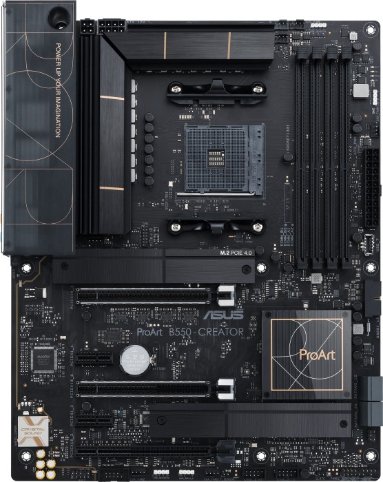 Купить ASUS ProArt B550-CREATOR - Motherboard - ATX - Socket AM4 - AMD B550 Chipsatz - USB-C Gen2, USB 3.2 Gen 2 - 2.5 Gigabit LAN - Onboard-Grafik (CPU erforderlich) - HD Audio (8-Kanal) (90MB17L0-M0EAY0) в магазине wardena.ru