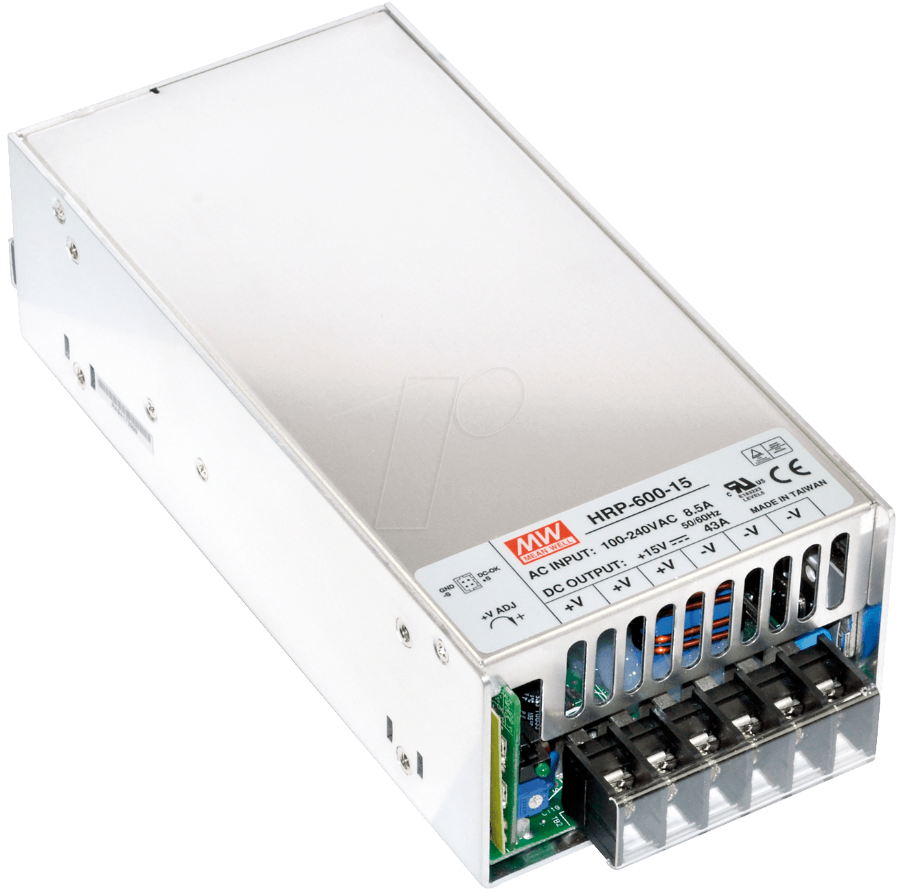 Купить MEAN WELL HRP-600-24 - 648 W - 85 - 264 - 47 - 63 - 7.6A/115VAC - 3.6A/230VAC - Aktiv - 16 ms (HRP-600-24) в магазине wardena.ru