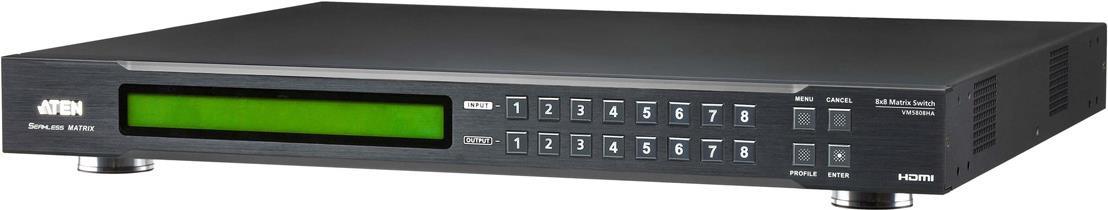Купить ATEN VM5808HA - Video/Audio-Schalter - 8 x 8 HDMI matrix with scaler - an Rack montierbar (VM5808HA) в магазине wardena.ru