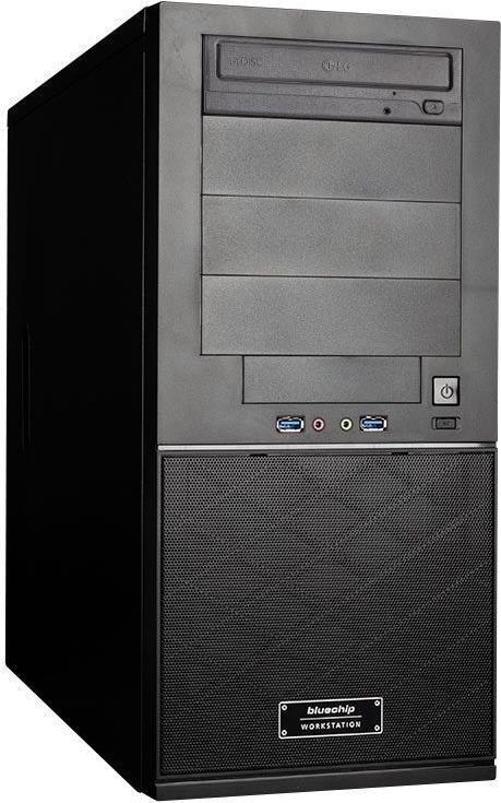Купить bluechip BUSINESSline Workstation WS2300 - MDT - 1 x Xeon W-2123 / 3,6 GHz - vPro - RAM 32GB - SSD 500GB - NVMe - DVD-Writer - Quadro T1000 - GigE - Win 10 Pro 64-Bit - Monitor: keiner - Schwarz - BTO (850397) в магазине wardena.ru