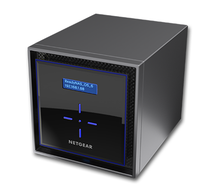Купить NETGEAR ReadyNAS 424 - NAS-Server - 4 Schächte - 16 TB - SATA 6Gb/s - HDD 4 TB x 4 - RAID RAID 0, 1, 5, 6, 10, JBOD - RAM 2 GB - Gigabit Ethernet - iSCSI Support (RN424E4-100NES) в магазине wardena.ru