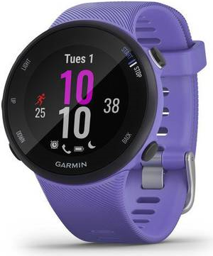Купить Garmin Forerunner 45S - Iris - intelligente Uhr mit Band - Silikon - iris - Bandgröße 124-185 mm - S - Anzeige 2,6 cm (1,04") - Bluetooth, ANT+ - 32 g (010-02156-11) в магазине wardena.ru
