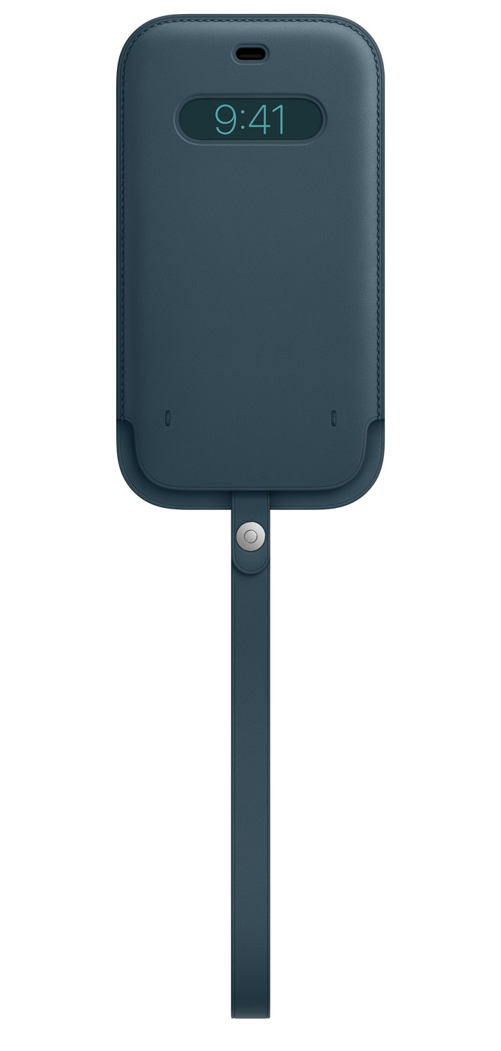 Купить Apple Sleeve with MagSafe - Schutzhülle für Mobiltelefon - Leder - Baltic Blue - für iPhone 12 Pro Max (MHYH3ZM/A) в магазине wardena.ru