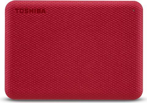 Купить Toshiba Canvio Advance - Festplatte - 4 TB - extern (tragbar) - 2.5" (6.4 cm) - USB 3.2 Gen 1 - Rot (HDTCA40ER3CA) в магазине wardena.ru