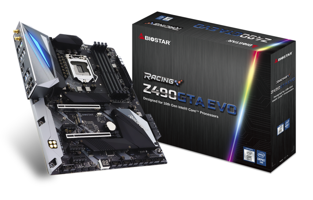 Купить Biostar Z490GTA EVO - Intel - LGA 1200 - Intel® Celeron® - Intel® Core™ i3 - Intel Core i5 - Intel Core i7 - Intel Core i9 - Intel® Pentium® - DDR4-SDRAM - DIMM - 2133,2400,2666,2800,2933,3200,3600,3800,4000,4400 MHz (Z4 в магазине wardena.ru