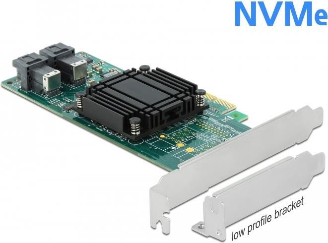 Купить DeLOCK PCI Express x8 Card to 2 x internal SFF-8643 NVMe - Low Profile Form Factor - Speicher-Controller - U.2 NVMe Low-Profile - 32 Gbit/s - PCIe 3.0 x8 (90438) в магазине wardena.ru