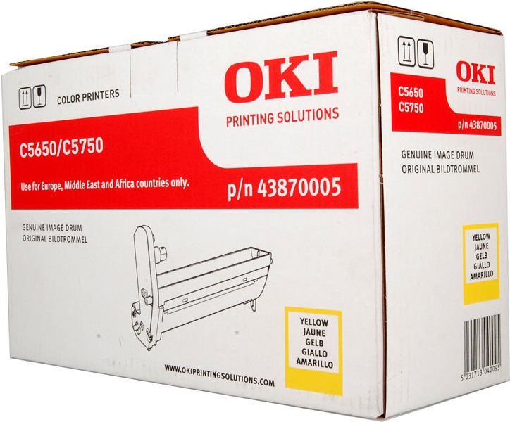 Купить OKI - Trommel-Kit Gelb - 20000 Seiten (43870005) в магазине wardena.ru