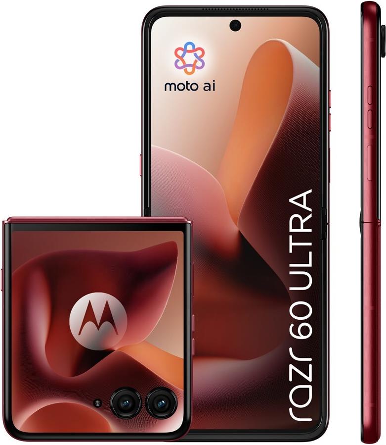 Купить Motorola razr 60 ultra 17,7 cm (6.96") Dual-SIM Android 15 5G USB Typ-C 16 GB 512 GB 4700 mAh Bordeaux (PB8R0008PL) в магазине wardena.ru