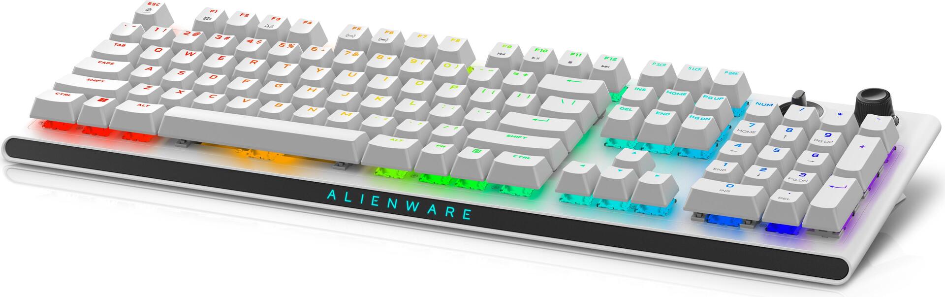 Купить Dell Alienware Tri-Mode AW920K Kabellose Tastatur für Spiele, RGB-LED-Beleuchtung, USA, kabellos, Lunar Light, Bluetooth, numerische Tastatur, CHERRY MX Red (545-BBFK) в магазине wardena.ru