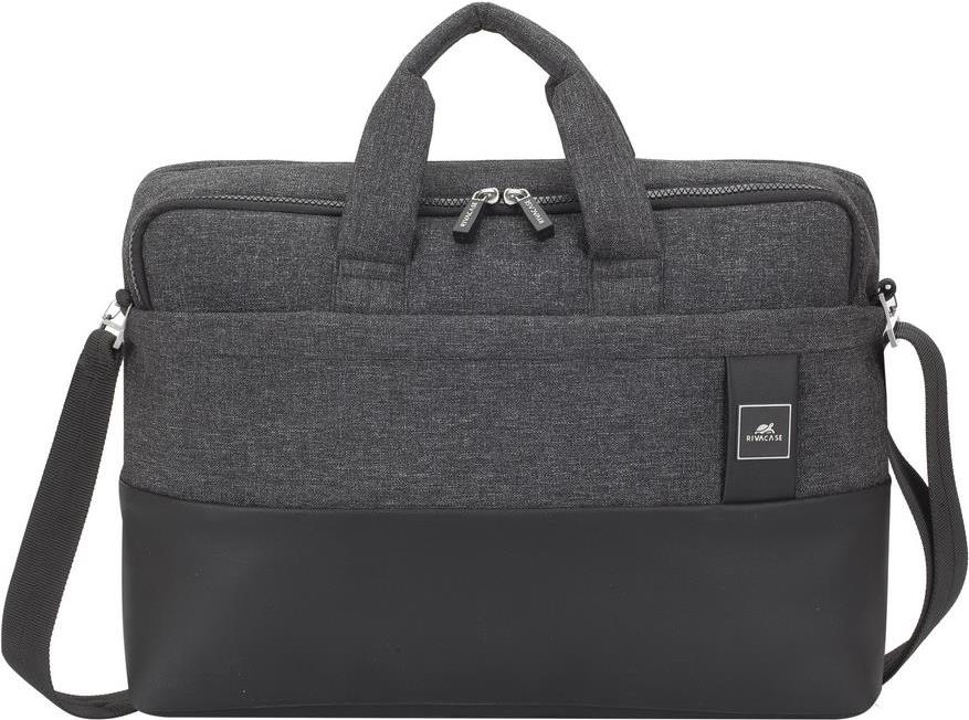 Купить Rivacase Lantau Notebooktasche 39,6 cm (15.6" ) Aktenkoffer Schwarz - Grau (8831 BLACK MELANGE) в магазине wardena.ru