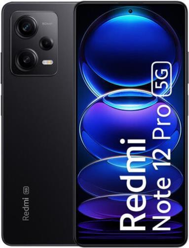 Купить Xiaomi Redmi Note 12 Pro 5G - 5G Smartphone - Dual-SIM - RAM 8GB / Interner Speicher 256GB - OLED-Display - 16,90cm (6,67") - 2400 x 1080 Pixel (120 Hz) - Triple-Kamera 50 MP, 8 MP, 2 MP - front camera 16 MP - schwarz (M (MZB0D30EU) в магазине wardena.ru