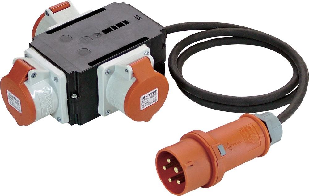 Купить AS Schwabe 60526 MIXO-Stromverteiler 400V "NECKAR (60526) в магазине wardena.ru