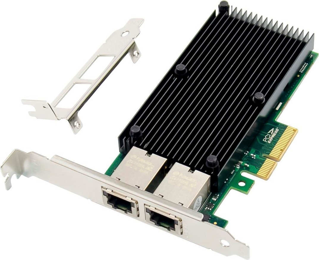 Купить MicroConnect Network Card PCIe x4 X550-T2 Dual-10GbE (MC-PCIEX4-X550-T2-D) в магазине wardena.ru