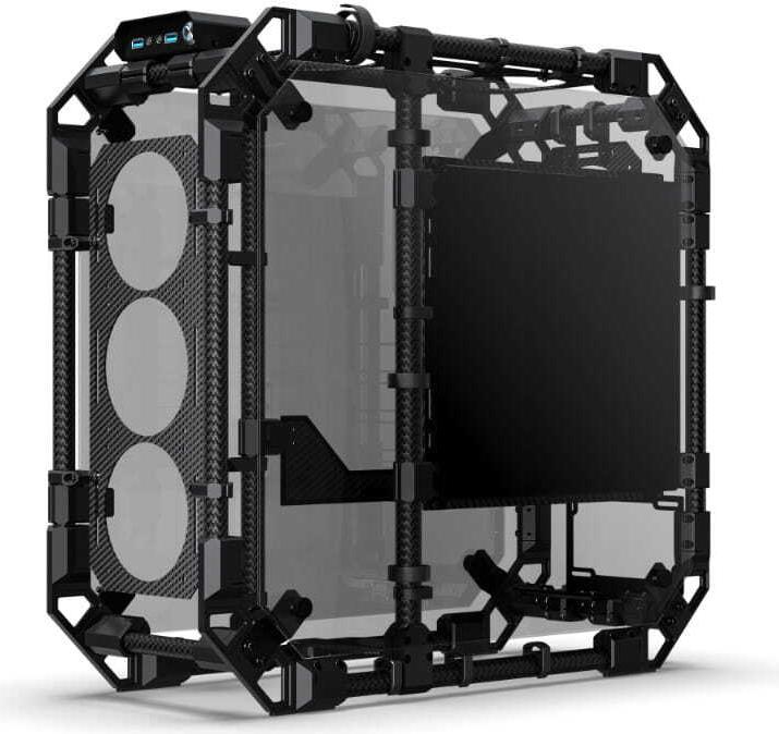 Купить Alphacool Apex Skeleton Carbon ATX-Gehäuse (14593) в магазине wardena.ru