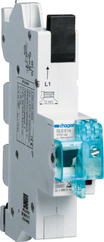 Купить Hager HTS116E. Anzahl der Pole: 1P. AC Eingangsspannung: 230-400 V, Nominale Stromabgabe: 16 A (HTS116E) в магазине wardena.ru