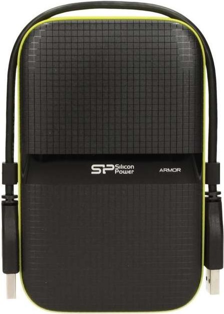 Купить SILICON POWER Armor A60 - Festplatte - 2TB - extern (tragbar) - 6,4 cm (2.5") - USB3.0 - Schwarz (SP020TBPHDA60S3K) в магазине wardena.ru