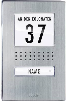 Купить M-E MODERN-ELECTRONICS Türsprechanlage Kabelgebunden Außeneinheit ADV 110.1 EG 1 Familienhaus Edelst (ADV 110.1 EG) в магазине wardena.ru