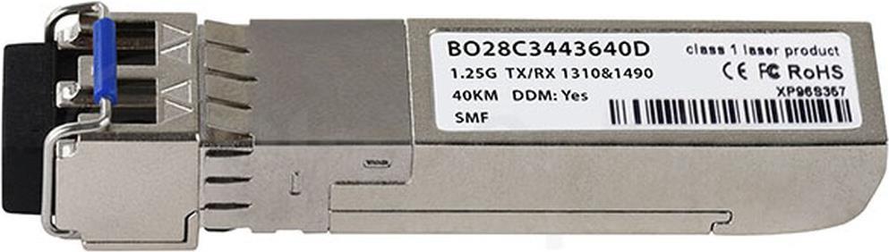 Купить Kompatibler Cisco cSFP-1G-BX-U BlueOptics BO28C3443640D cSFP Transceiver, LC-Duplex, 1000BASE-2BX-U, Singlemode Fiber, TX:1310nm/RX:1490nm, 40KM, 0°C/+70°C, DDM (cSFP-1G-BX-U-40KM-CS-BO) в магазине wardena.ru