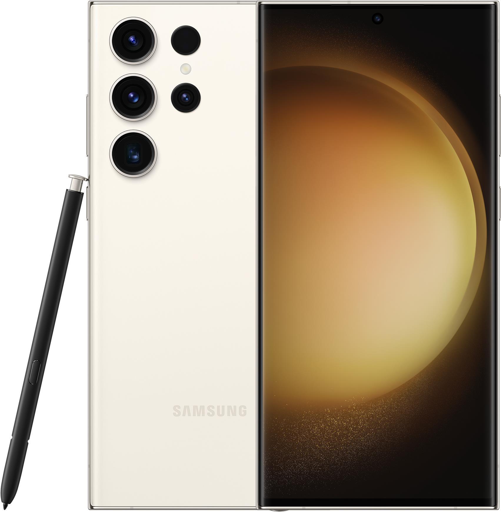 Купить Samsung Galaxy S23 Ultra SM-S918B/DS 17,3 cm (6.8") Dual-SIM Android 13 5G USB Typ-C 12 GB 1 TB 5000 mAh Cremefarben (SM-S918BZEPEUE) в магазине wardena.ru