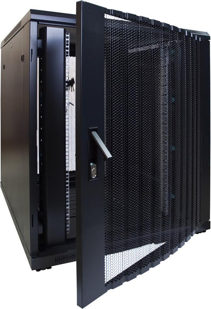 Купить DSIT 18 HE 19” Serverschrank, mit perforierter Fronttür (BxTxH) 800 x 1000 x 1000 mm (DS8018PP) в магазине wardena.ru
