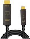 Купить LogiLink - Premium High Speed - Adapterkabel - USB-C männlich zu HDMI männlich - 15 m - doppelt geschirmtes Kupfer/Glasfaser-Hybridkabel - Schwarz - Active Optical Cable (AOC), unterstützt 4K 60 Hz (3840 x 2160), Active (CUF0101) в магазине wardena.ru