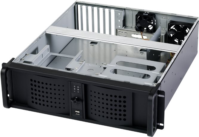 Купить FANTEC TCG-3830KX07-1 - Rack - einbaufähig - 3U - ATX - ohne Netzteil (PS/2) - Schwarz - USB (2069) в магазине wardena.ru