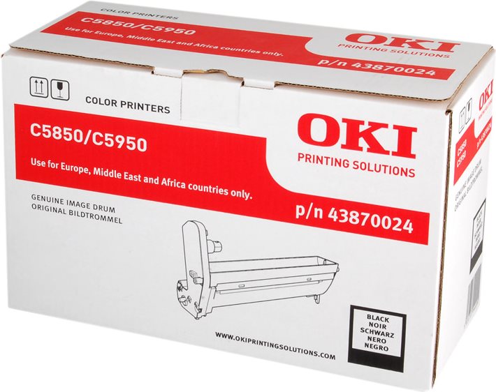 Купить OKI - Trommel-Kit Schwarz - 20000 Seiten - für OKI MC560dn, MC560n, C5850dn, 5850n, 5950cdtn, 5950dn, 5950dtn, 5950n (43870024) в магазине wardena.ru