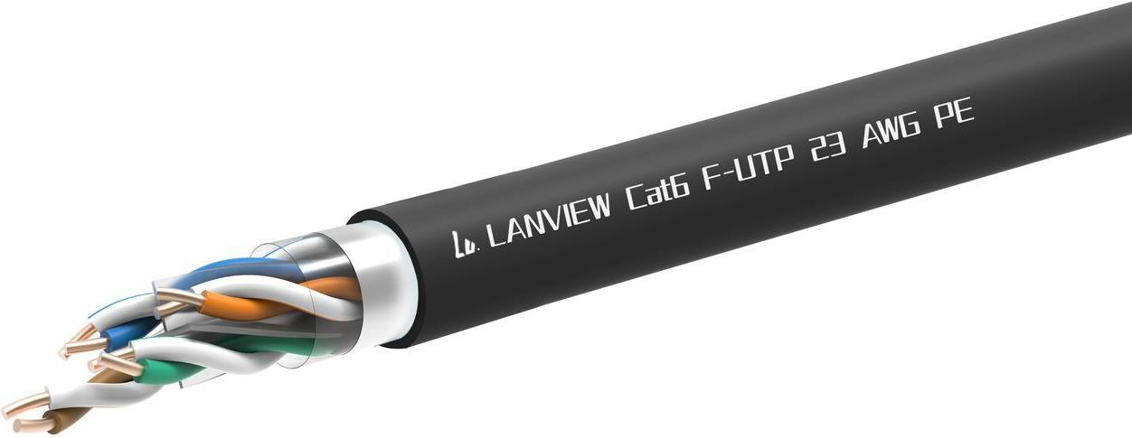 Купить Lanview LVN-CAT6PE-FUTP-305M Netzwerkkabel Cat6 F/UTP (FTP) (LVN-CAT6PE-FUTP-305M) в магазине wardena.ru