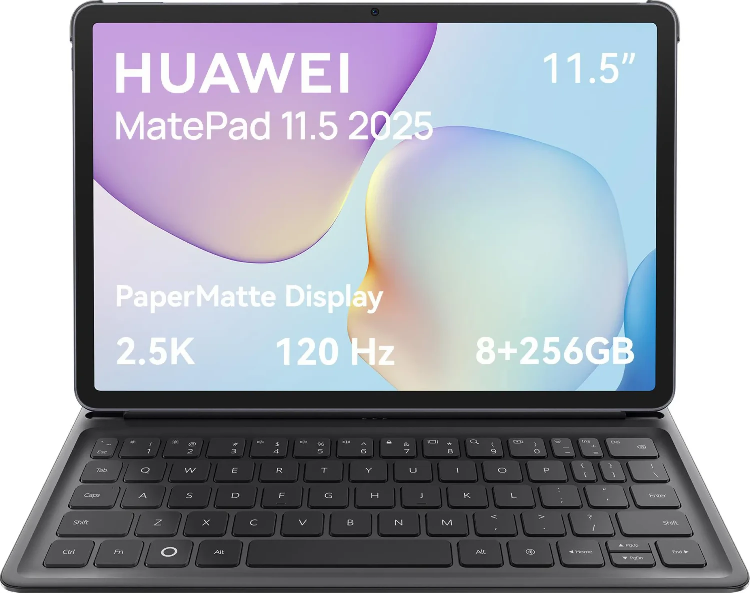 Купить HUAWEI MatePad 11.5", 2025, abnehmbare Tastatur, PaperMatte Display, 8 GB, Tablet, 256 GB, 11,5 Zoll, Gray (53014KJQ) в магазине wardena.ru