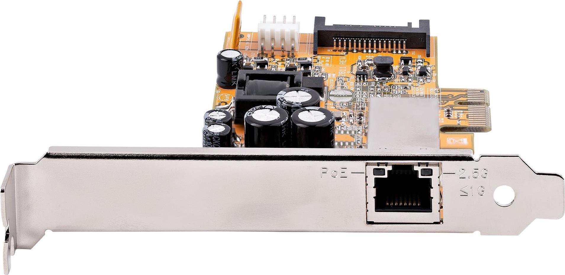 Купить StarTech.com 1 Port 2.5Gbps PoE Network Card, PCIe Ethernet Card w/RJ45 Port, 30W 802.3at PoE NIC for Desktops/Servers, Network PoE LAN Adapter w/Low-Profile Bracket Included - NBASE-T, Windows/Linux Support (ST1000PEXPS (ST1000PEXPSE) в магазине wardena.ru