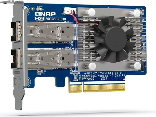 Купить QNAP QXG-25G2SF-E810. Eingebaut. Übertragungstechnik: Kabelgebunden, Hostschnittstelle: PCI Express, Schnittstelle: Faser. Maximale Datenübertragungsrate: 25000 Mbit/s. Produktfarbe: Grün (QXG-25G2SF-E810) в магазине wardena.ru
