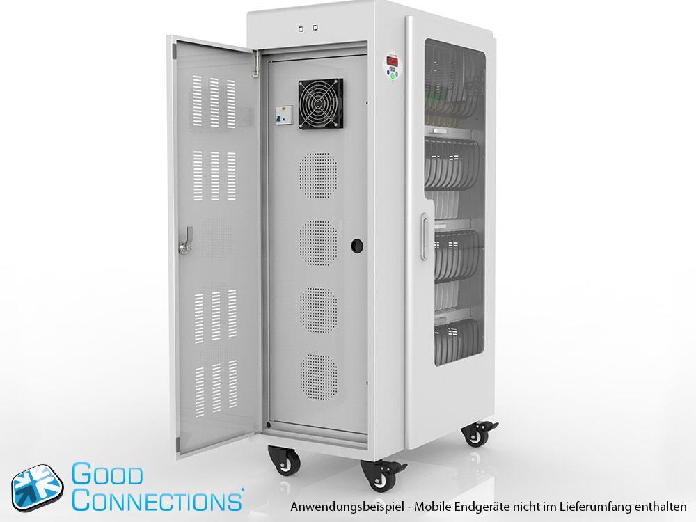 Купить Tablet-Ladewagen für bis zu 52 Geräte, UV-C Desinfektion, Smart Control, Synchronisierungsfunktion f (PCT01-B52G) в магазине wardena.ru