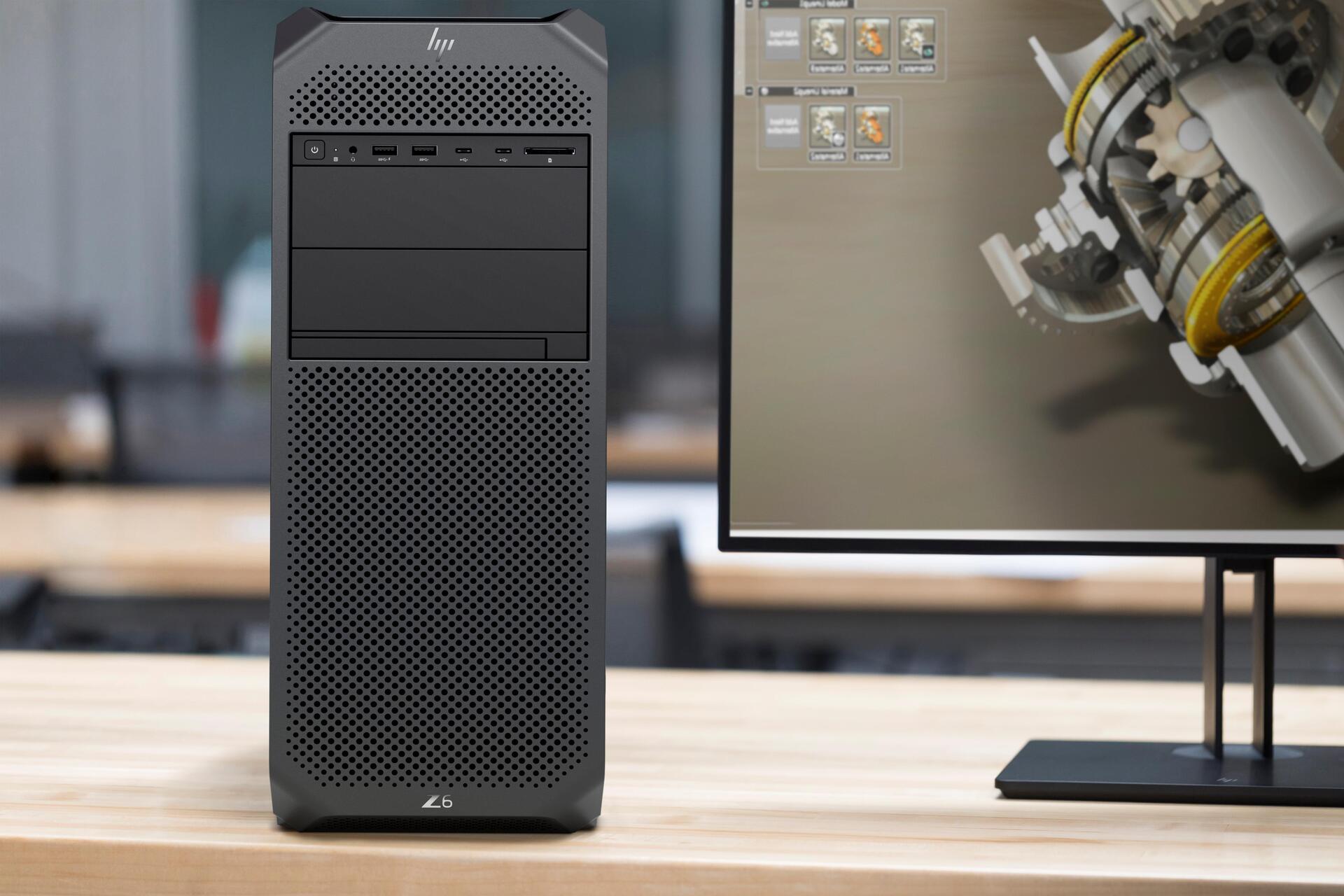 Купить HP Workstation Z6 G4 - Tower - 4U - 1 x Xeon Silver 4108 / 1.8 GHz - vPro - RAM 32 GB - SSD 512 GB - HP Z Turbo Drive - DVD-Writer - keine Grafiken - GigE - Win 11 Pro for Workstations Tier 7 64-bit - Monitor: keiner - T (4F7P3EA#ABD) в магазине wardena.ru