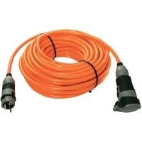 Купить as - Schwabe Strom Verlängerungskabel [ Schutzkontakt-Stecker - Schutzkontakt-Kupplung] Orange 25.00 m 62261 (62261) в магазине wardena.ru