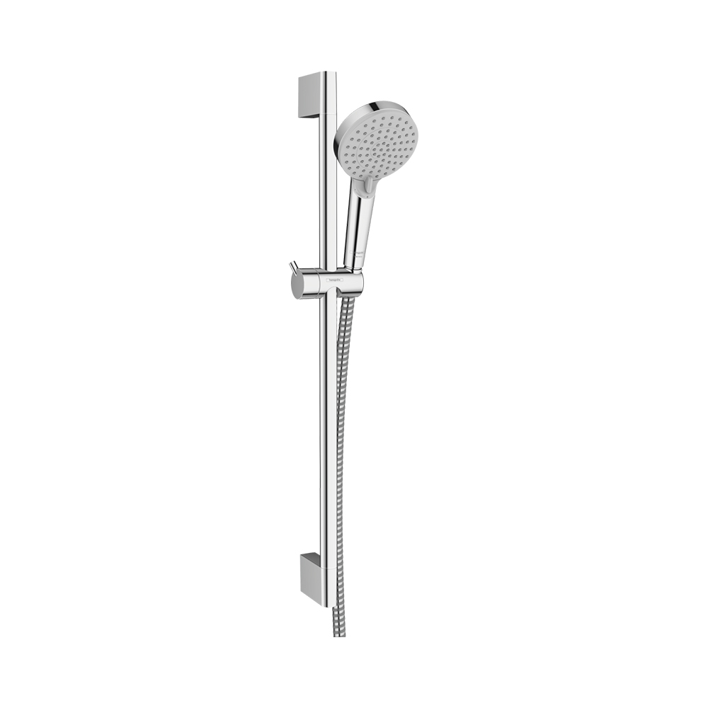 Купить Hansgrohe Vernis Blend Душевой набор Vario EcoSmart cо штангой Crometta 65 cм хром 26279000 в магазине wardena.ru
