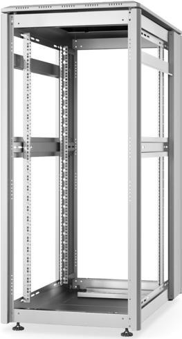 Купить DIGITUS Professional Unique - Schrank offener Rahmen - 4 Pfosten - Hellgrau, RAL 7035 - 26U - 48,3 cm (19") (DN-31100) в магазине wardena.ru