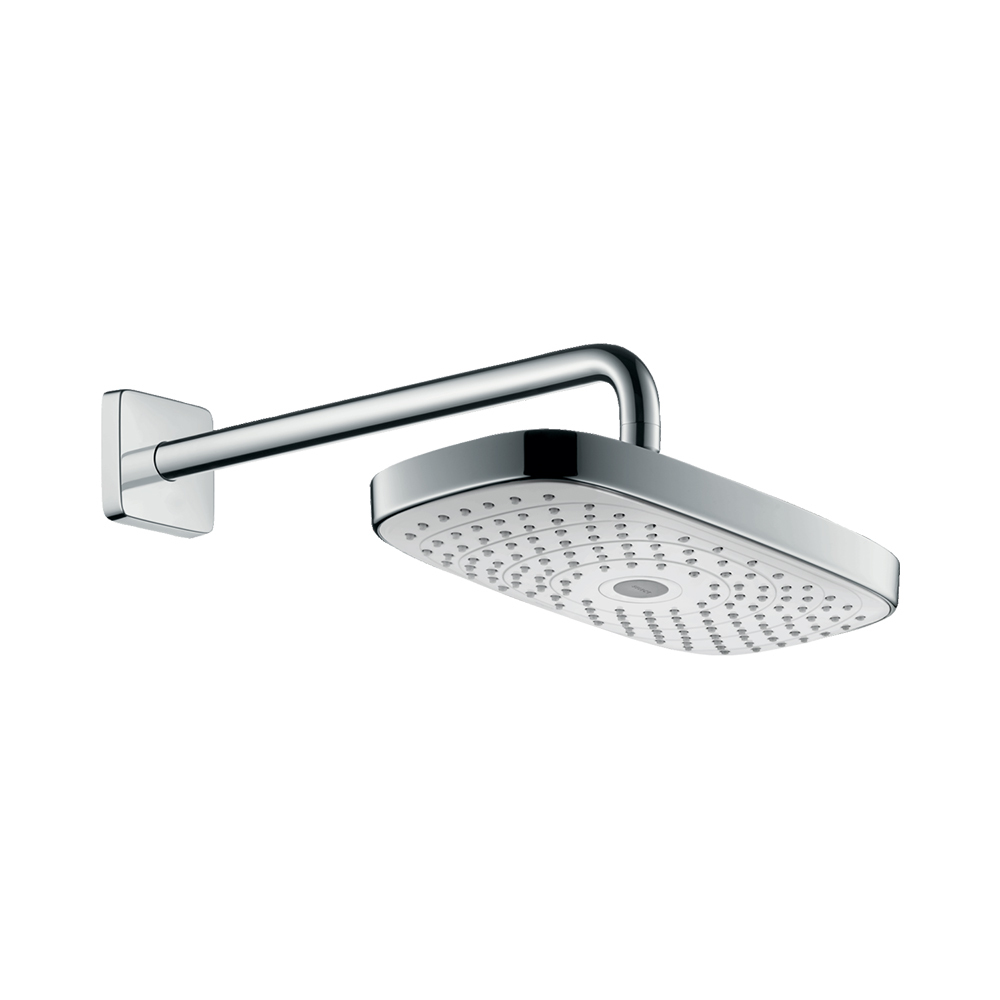 Купить Hansgrohe Raindance Select E Верхний душ 300 2jet с держателем хром 27385000 в магазине wardena.ru