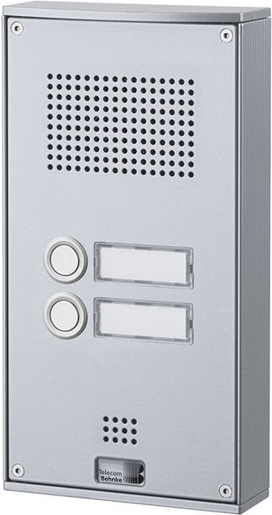 Купить Behnke Serie 5 - Türtelefon - Aufputz-Set 2 Tasten - Silber (5-0057) в магазине wardena.ru
