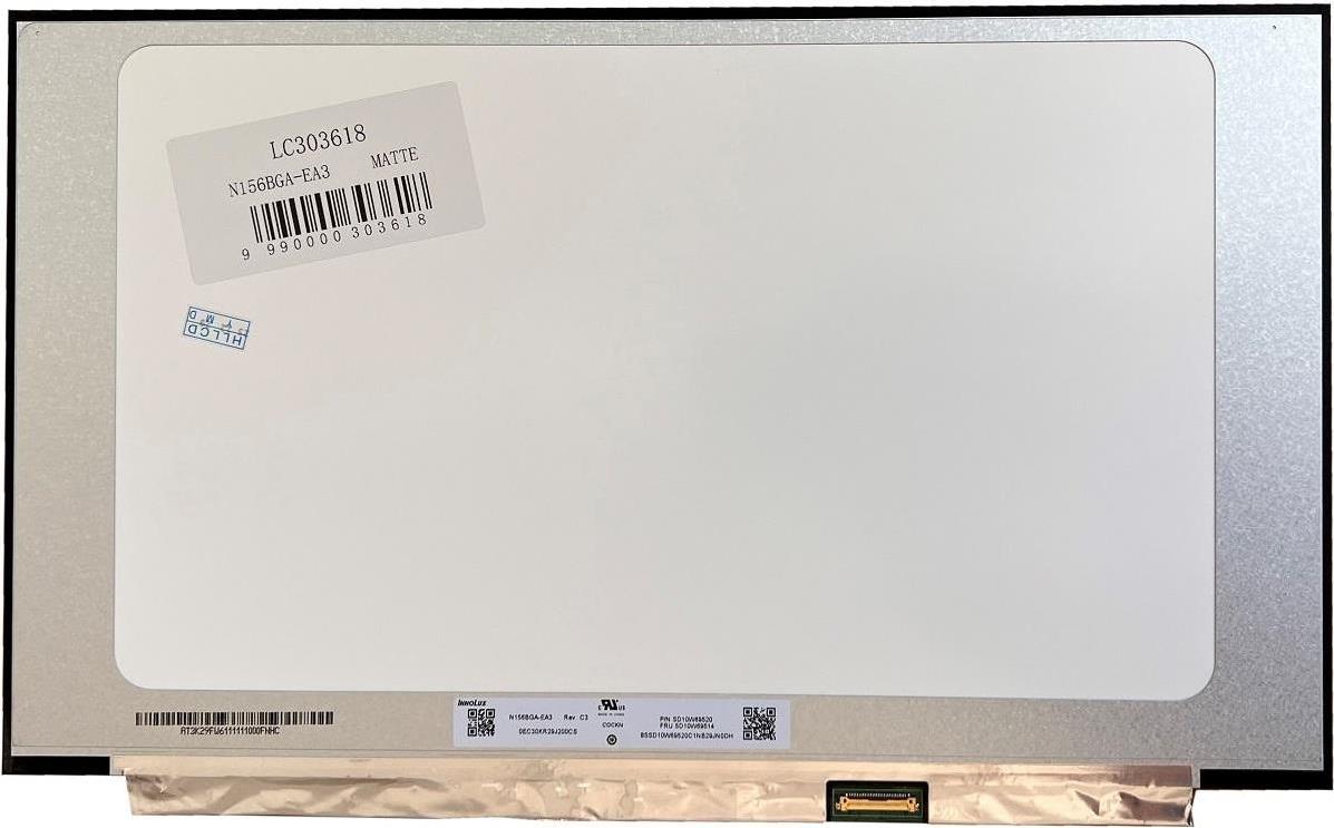 Купить LG Matrica 15,6" 1366x768 HD, LED, Matt, SLIM, 30pin (Desktop) EDP, 350mm, A+ (LC303618) в магазине wardena.ru