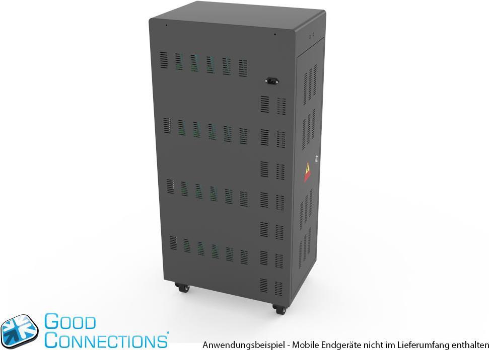 Купить Good Connections - Wagen (sync, charge and UV clean) - für 40 Tablets - verriegelbar - Stahl - Schwarz - Ausgang: 5 V (PCT01-A40S) в магазине wardena.ru
