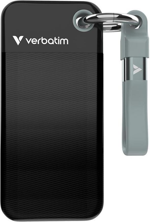 Купить Verbatim Pocket SSD USB 3.2 1TB Black/Grey (32190) в магазине wardena.ru